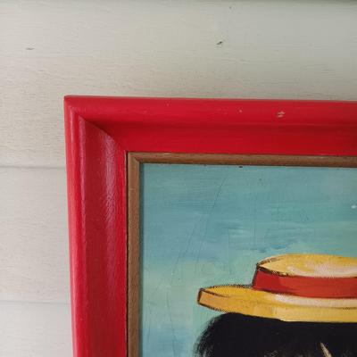 LOT 353: Bollini Clown Children Painting