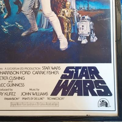 LOT 354: Set of (3) Vintage Pop Culture / Music Posters - The Beatles, The Rolling Stones & Star Wars