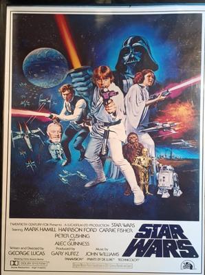 LOT 354: Set of (3) Vintage Pop Culture / Music Posters - The Beatles, The Rolling Stones & Star Wars