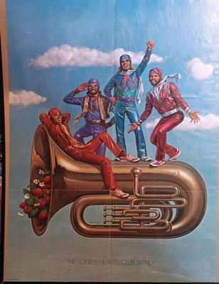 LOT 354: Set of (3) Vintage Pop Culture / Music Posters - The Beatles, The Rolling Stones & Star Wars