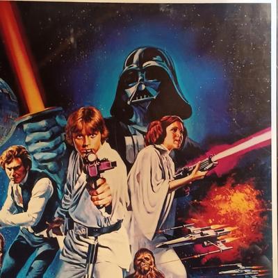 LOT 354: Set of (3) Vintage Pop Culture / Music Posters - The Beatles, The Rolling Stones & Star Wars