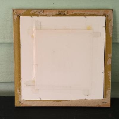 LOT 369: Philip Higgins Signed Art, Lion Block Print & Giraffe Silhouette Art by A'Mali
