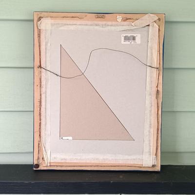 LOT 369: Philip Higgins Signed Art, Lion Block Print & Giraffe Silhouette Art by A'Mali
