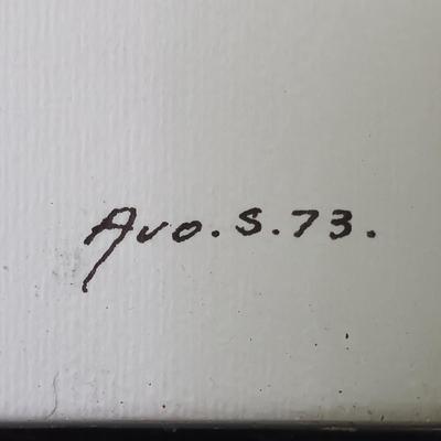 LOT 370: Signed Avo Watercolor Art