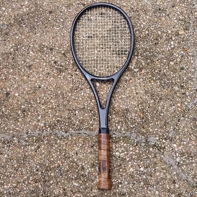 LOT 375: Set of (4) Tennis Rackets with Tennis Ball Signed Billie Jean King