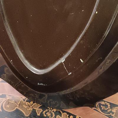 LOT 387: Large Mother of Pearl Inlaid Lacquerware Tray Art