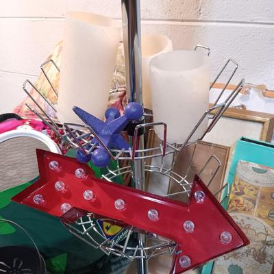 LOT 388: Collection of Home Decor and Crafting Supplies