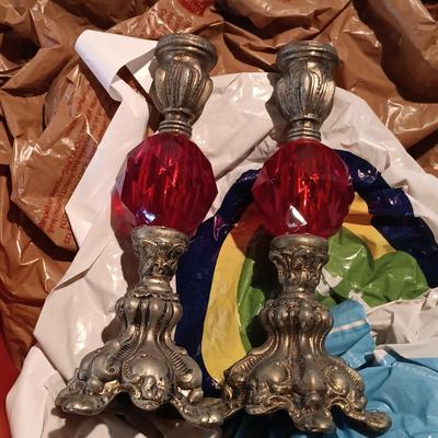 LOT 389: Christmas Collection- Nativity, Christmas Cactus and a Tote Filled with Christmas Decor