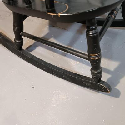LOT 395: Vintage Stevens Institute of Technology Graduation Boston Rocker