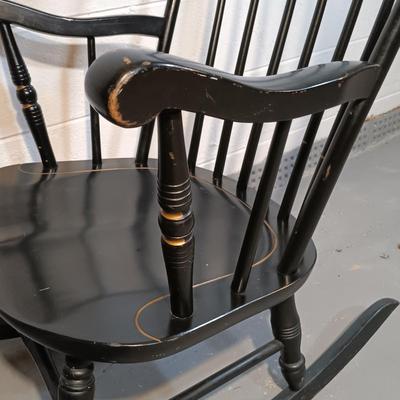 LOT 395: Vintage Stevens Institute of Technology Graduation Boston Rocker