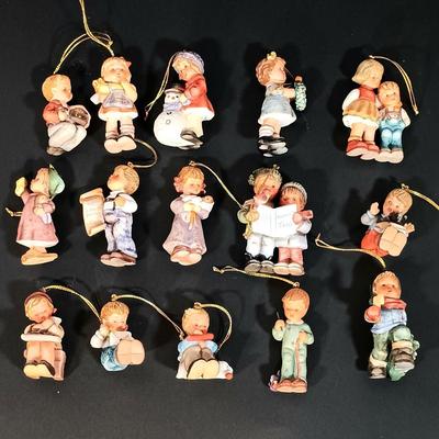 LOT 397: Set of (15) Hummel Goebel Christmas Ornaments