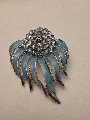Blue brooch
