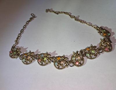 Gold tone necklace