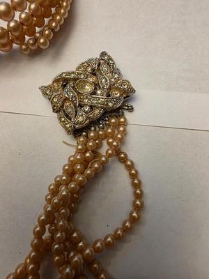 Two necklaces and a bracelet