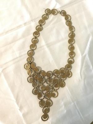 Beautiful Vintage Bib Collar Vintage Inter linked