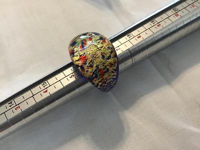 Speckle Glass Ring