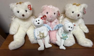 Ty Plush Toy bear lot - Divine, Star, & Faithful bears