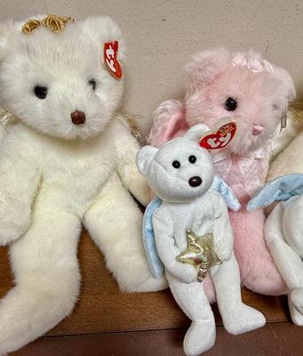Ty Plush Toy bear lot - Divine, Star, & Faithful bears
