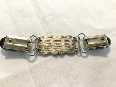 Silver tone Sweater Clip
