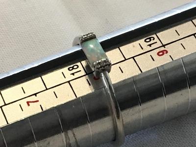 Opal And 925 Ring Marked