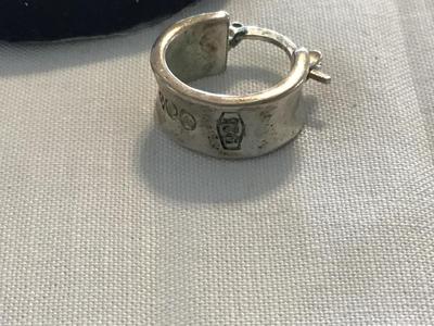 Tiffany &Co Vintage Single Silver Earrings