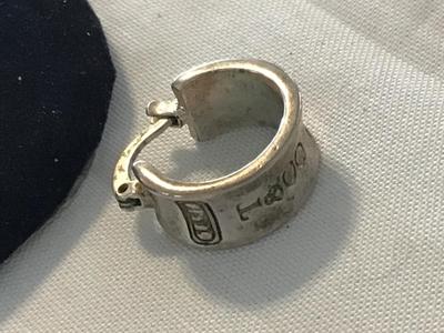 Tiffany &Co Vintage Single Silver Earrings