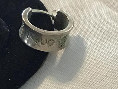 Tiffany &Co Vintage Single Silver Earrings