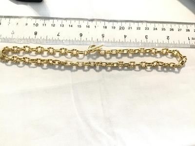 Nice Gold Tone Collar /Choker Link Necklace
