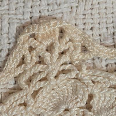 LOT 1: Multiple Linens Including Long Window Scarf, Lace Tablecloths and More