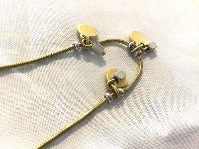 Madewell Brass Fashion Slider Bracelet
