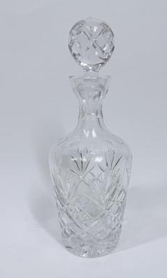 High Quality Cut Crystal Decanter with Stopper