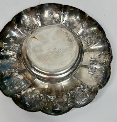 Saxon Plate Silver Plate Electroplated Copper Flower Vase Holder Centerpiece