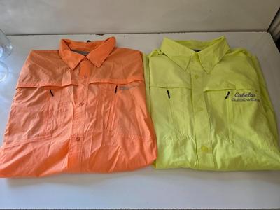Lot of 2 Cabela’s Guide wear Fishing Shirts – Size XLT NEW WITH TAGS!