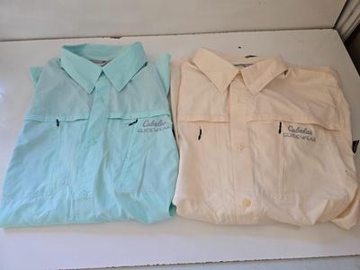 Lot of 2 Cabela’s Guide wear Outdoor Shirts – Size XLT - NEW EITH TAGS!