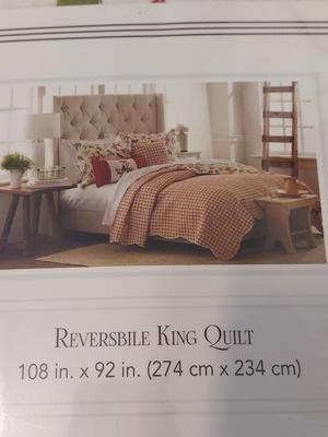 Modern Southern Home King Size Quilt & Shams (GBC-BBL)