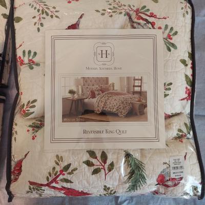 Modern Southern Home King Size Quilt & Shams (GBC-BBL)