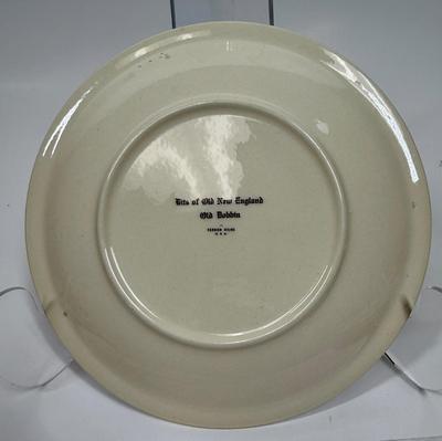 Decorative China Plate: Bits of Old New England - Old Dobbin