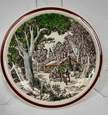 Decorative China Plate: Bits of Old New England - Old Dobbin