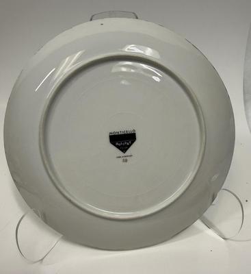 Vintage Monticello Holiday China Floral Pattern Platter