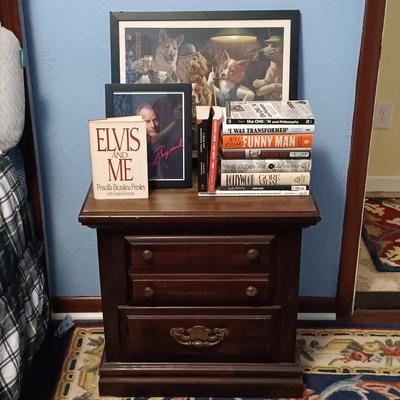 LOT 399: Print of 'The Hustler' by Arthur Sarnoff, Books, Nightstand & More