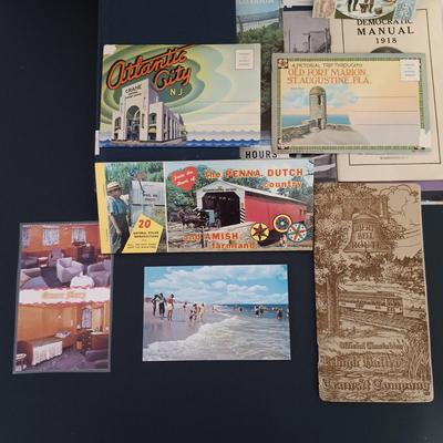 LOT 401: Collection of Vintage Travel Themed Ephemera