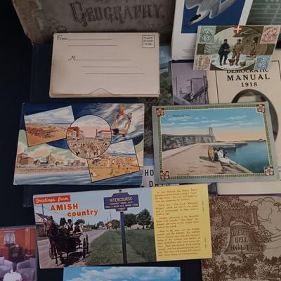 LOT 401: Collection of Vintage Travel Themed Ephemera