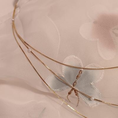 LOT 421: Handpainted Egg Necklace, Faux Pearl and Gold-Tone Necklace, Revlon Love-Pat Misty Rose Compact & More