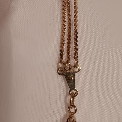 LOT 421: Handpainted Egg Necklace, Faux Pearl and Gold-Tone Necklace, Revlon Love-Pat Misty Rose Compact & More