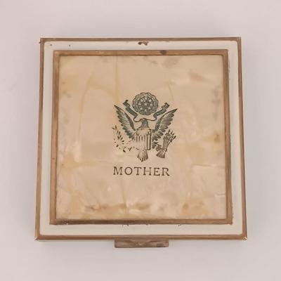 LOT 421: Handpainted Egg Necklace, Faux Pearl and Gold-Tone Necklace, Revlon Love-Pat Misty Rose Compact & More