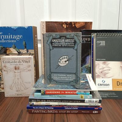 LOT 422: Collection of Art Related Coffee Table Books, Drawing Books & More