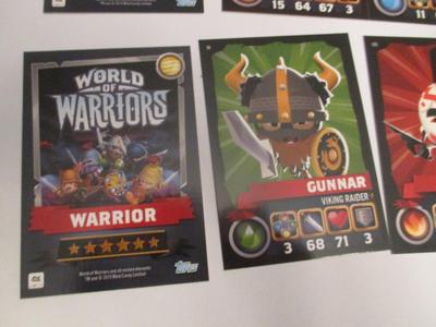 2015 World Of Warriors Topps Cards Lot D