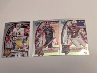 2024 Bowman University Chrome Cards Lot H