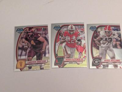 2024 Bowman University Chrome Cards Lot H