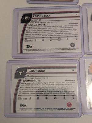 2024 Bowman University Chrome Cards Lot J